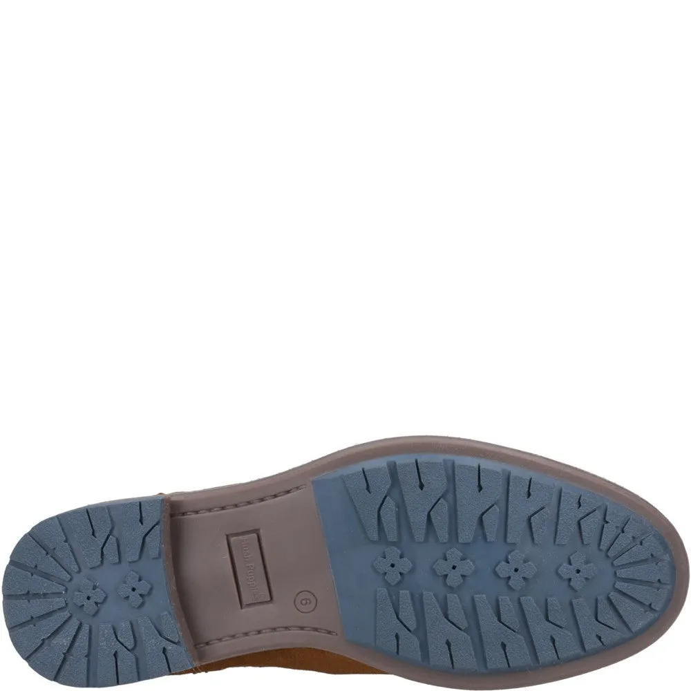 Bottes Chelsea en daim beige Justin