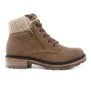 Chauffe-orteils Wanderlust pour Femmes Amy Marron Foncé Imperméable
