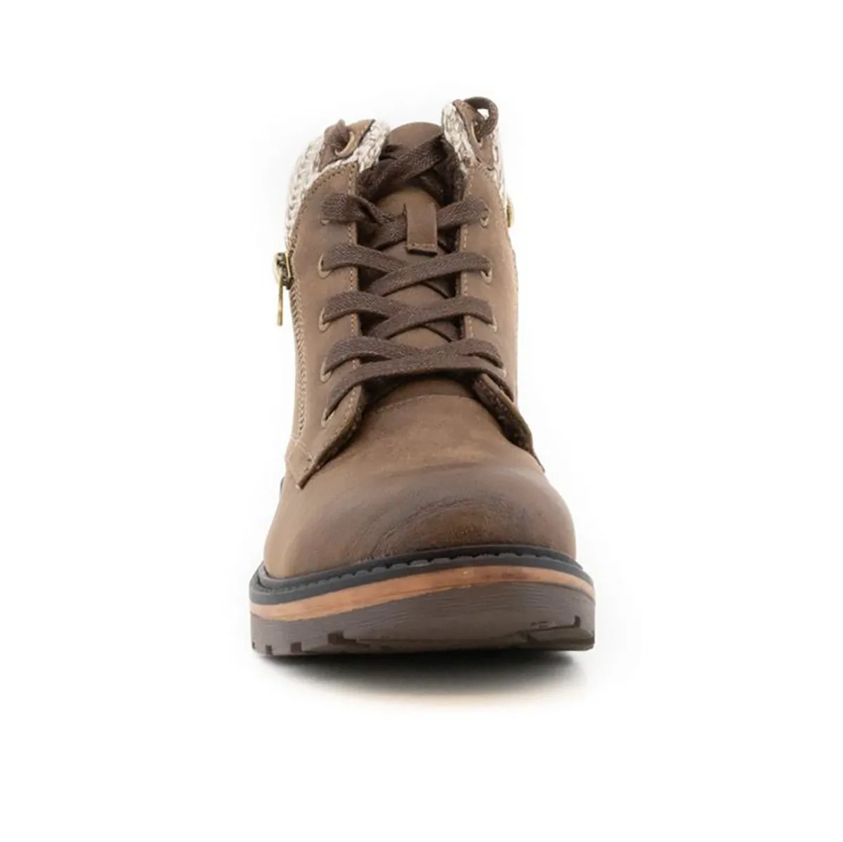 Chauffe-orteils Wanderlust pour Femmes Amy Marron Foncé Imperméable