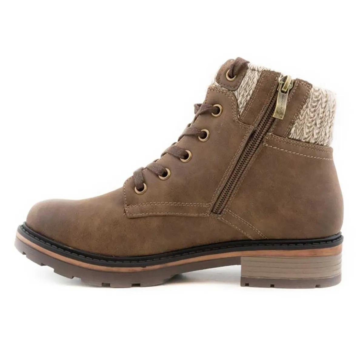 Chauffe-orteils Wanderlust pour Femmes Amy Marron Foncé Imperméable