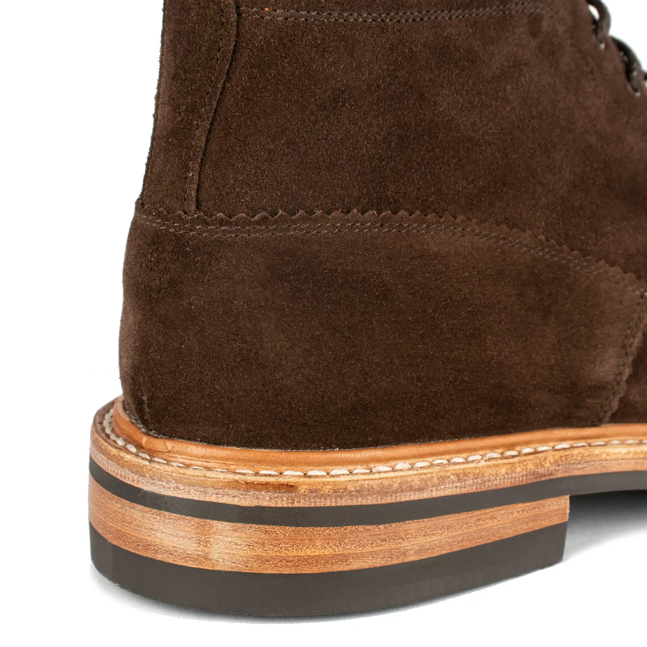 Bottes Chukka Evedon de Trickers en daim Repello Café
