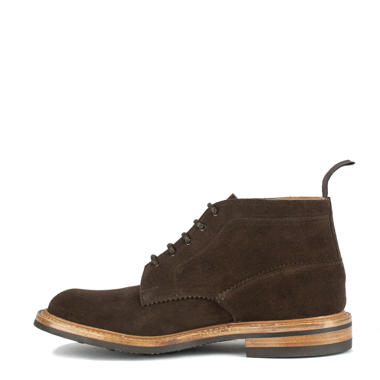 Bottes Chukka Evedon de Trickers en daim Repello Café