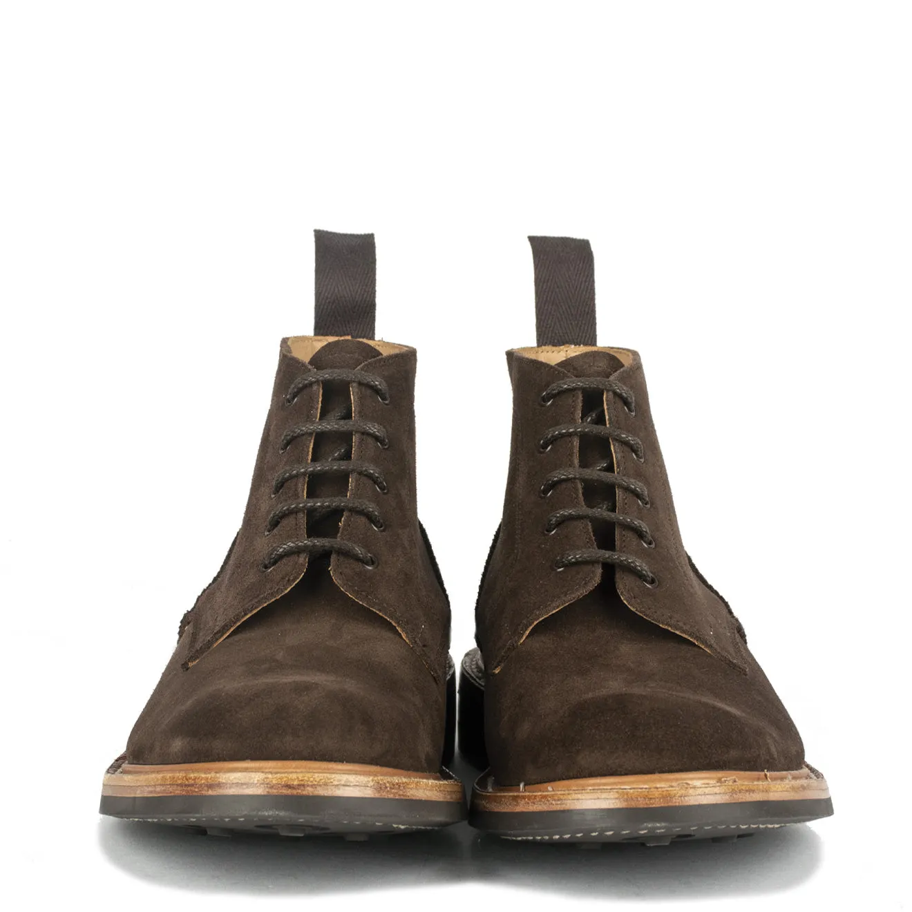 Bottes Chukka Evedon de Trickers en daim Repello Café