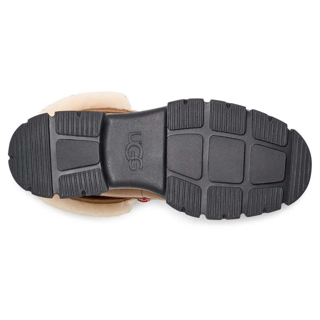 Bottes d'hiver imperméables en cuir pour femmes Ugg Ashton Addie
