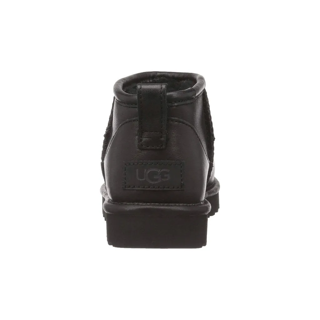 Bottes d'hiver pour femmes Ugg Classic Ultra Mini en cuir