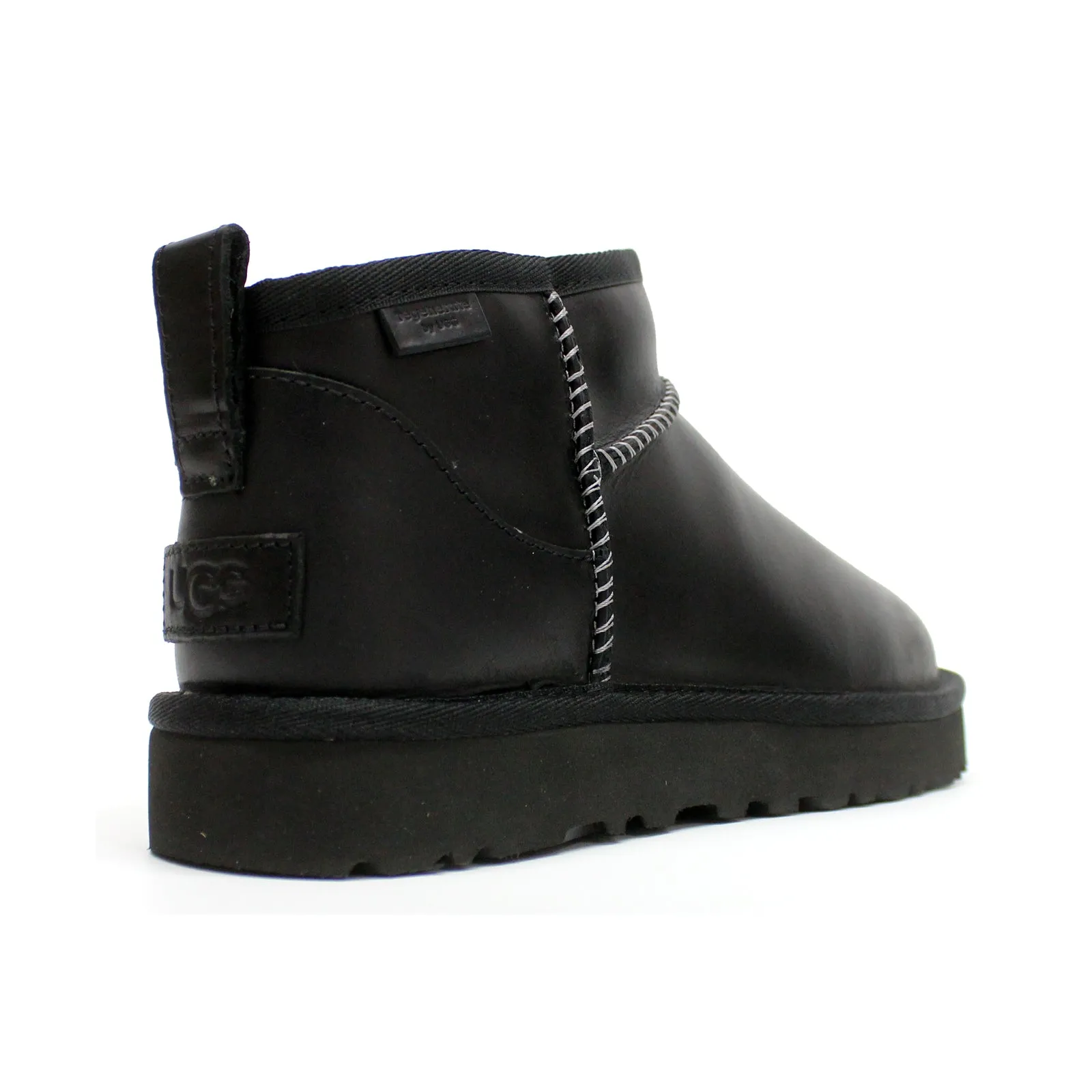 Bottes d'hiver pour femmes Ugg Classic Ultra Mini en cuir