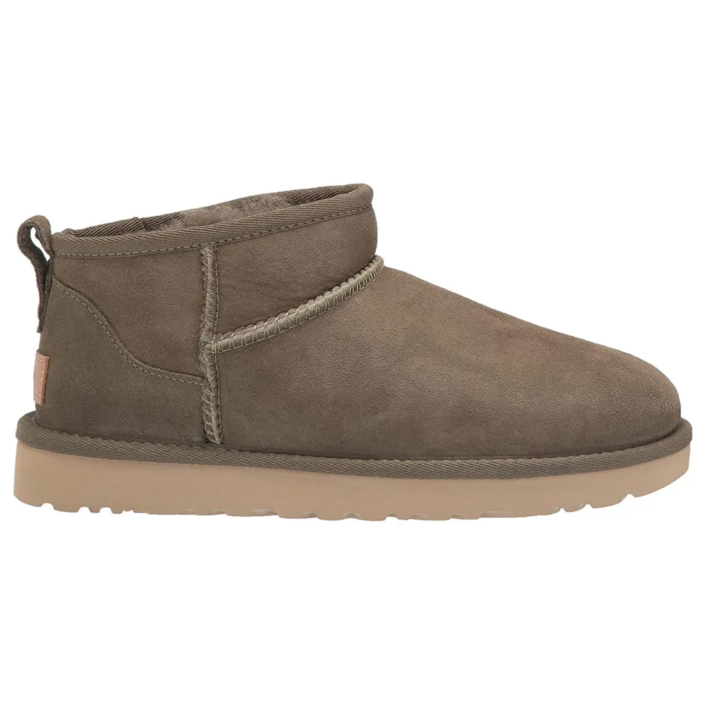 Bottes d'hiver pour femmes Ugg Classic Ultra Mini en daim
