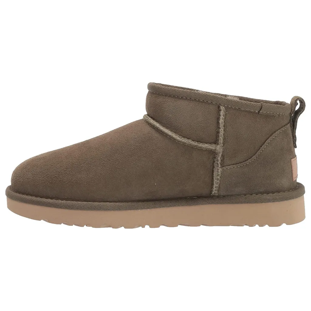 Bottes d'hiver pour femmes Ugg Classic Ultra Mini en daim