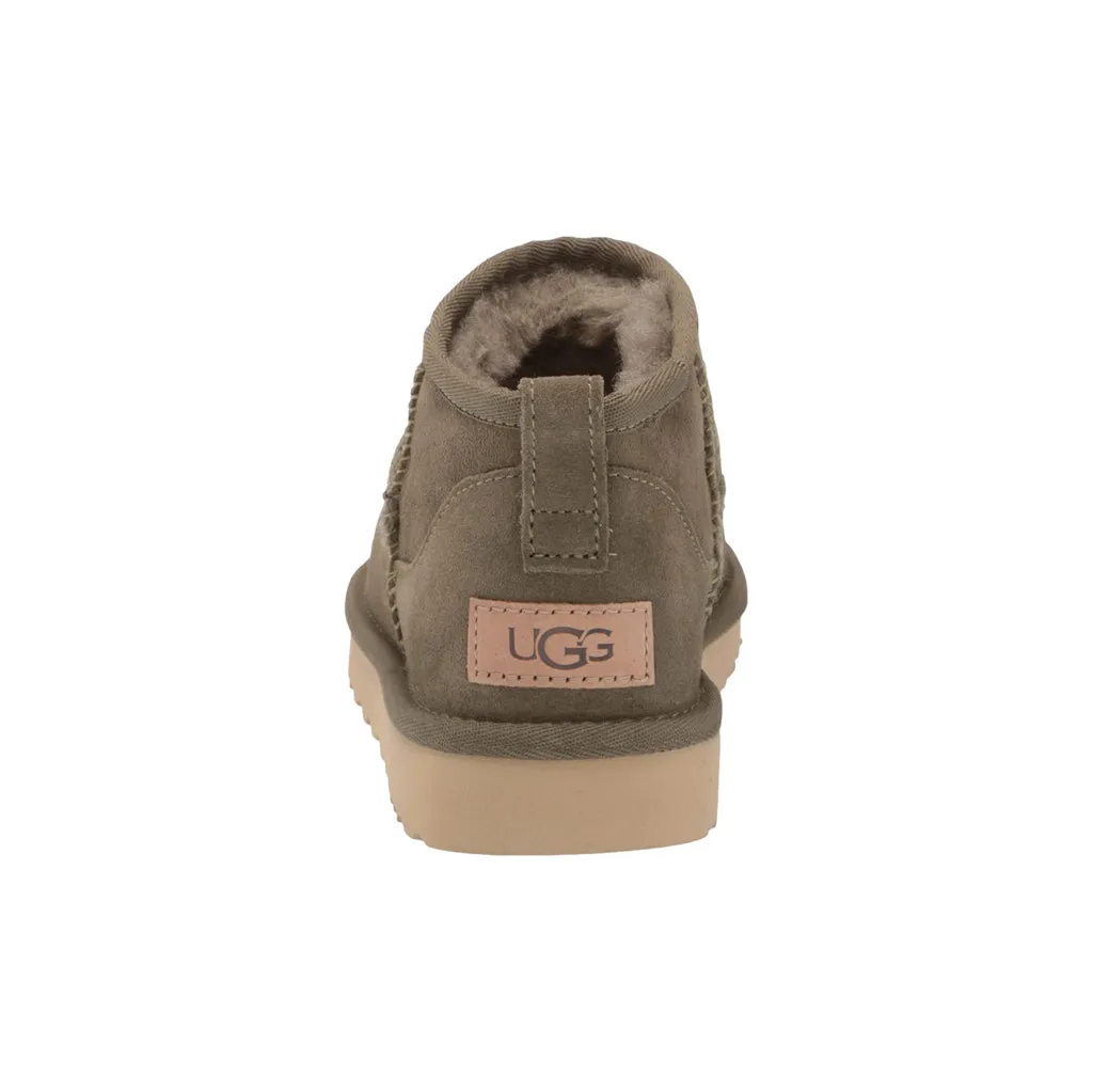 Bottes d'hiver pour femmes Ugg Classic Ultra Mini en daim