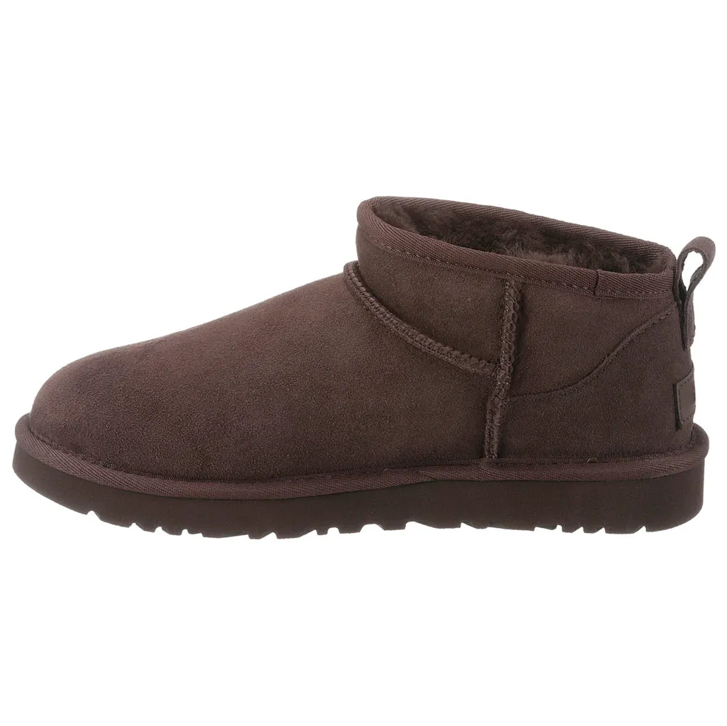 Bottes d'hiver pour femmes Ugg Classic Ultra Mini en daim