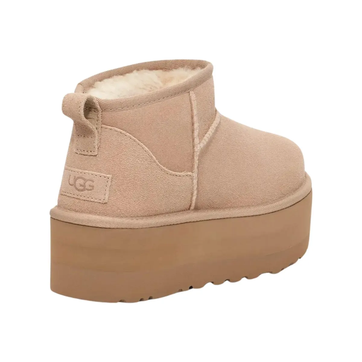 UGG Femmes Classic Ultra Mini Plateforme Sable
