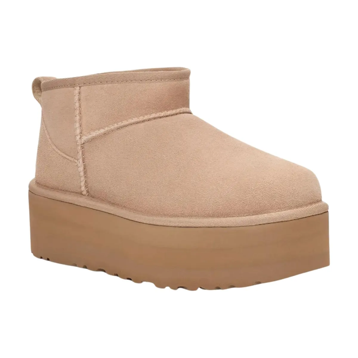 UGG Femmes Classic Ultra Mini Plateforme Sable