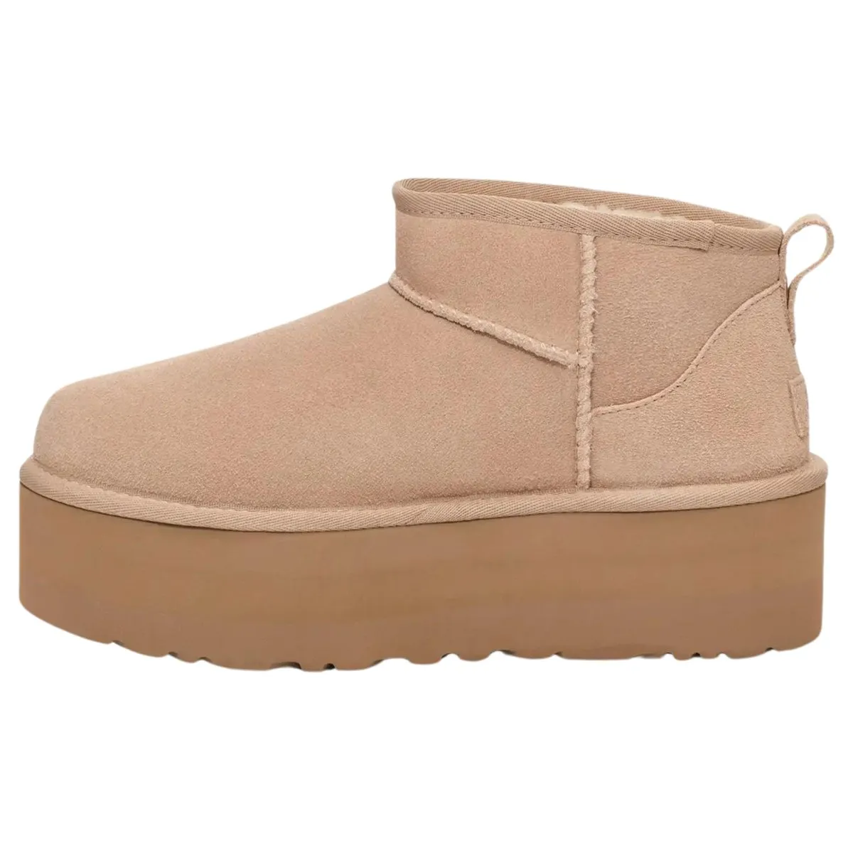 UGG Femmes Classic Ultra Mini Plateforme Sable