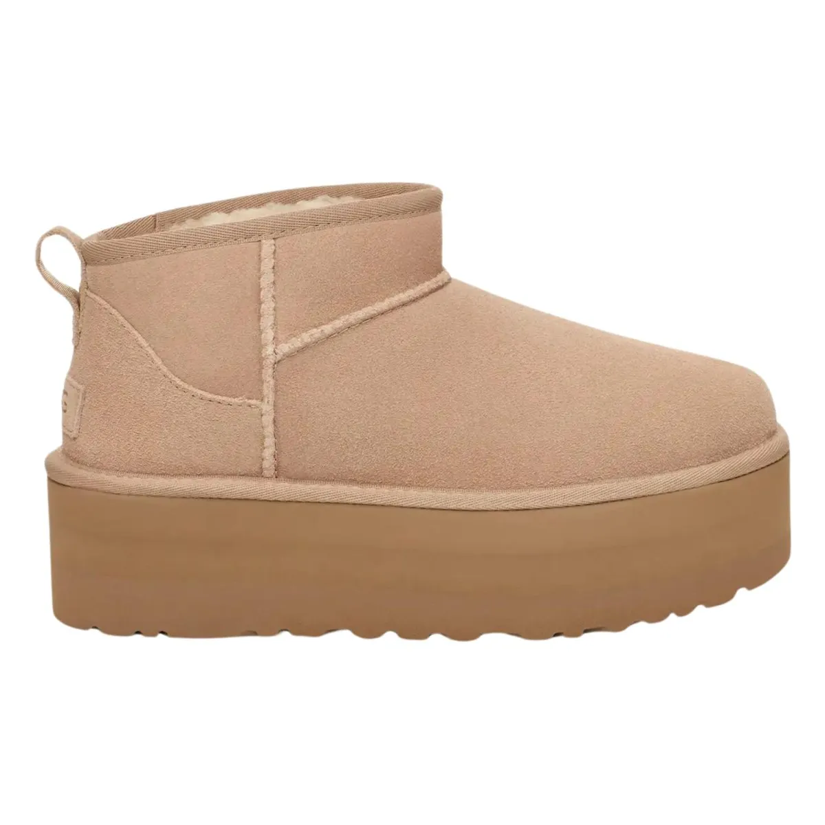 UGG Femmes Classic Ultra Mini Plateforme Sable