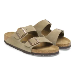 Sandale unisexe Arizona SFB - Modèle étroit en daim taupe