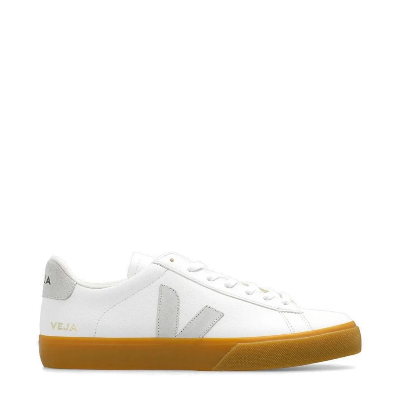 Veja Campo Chromefree Leather Trainer Blanc Extra Naturel Naturel