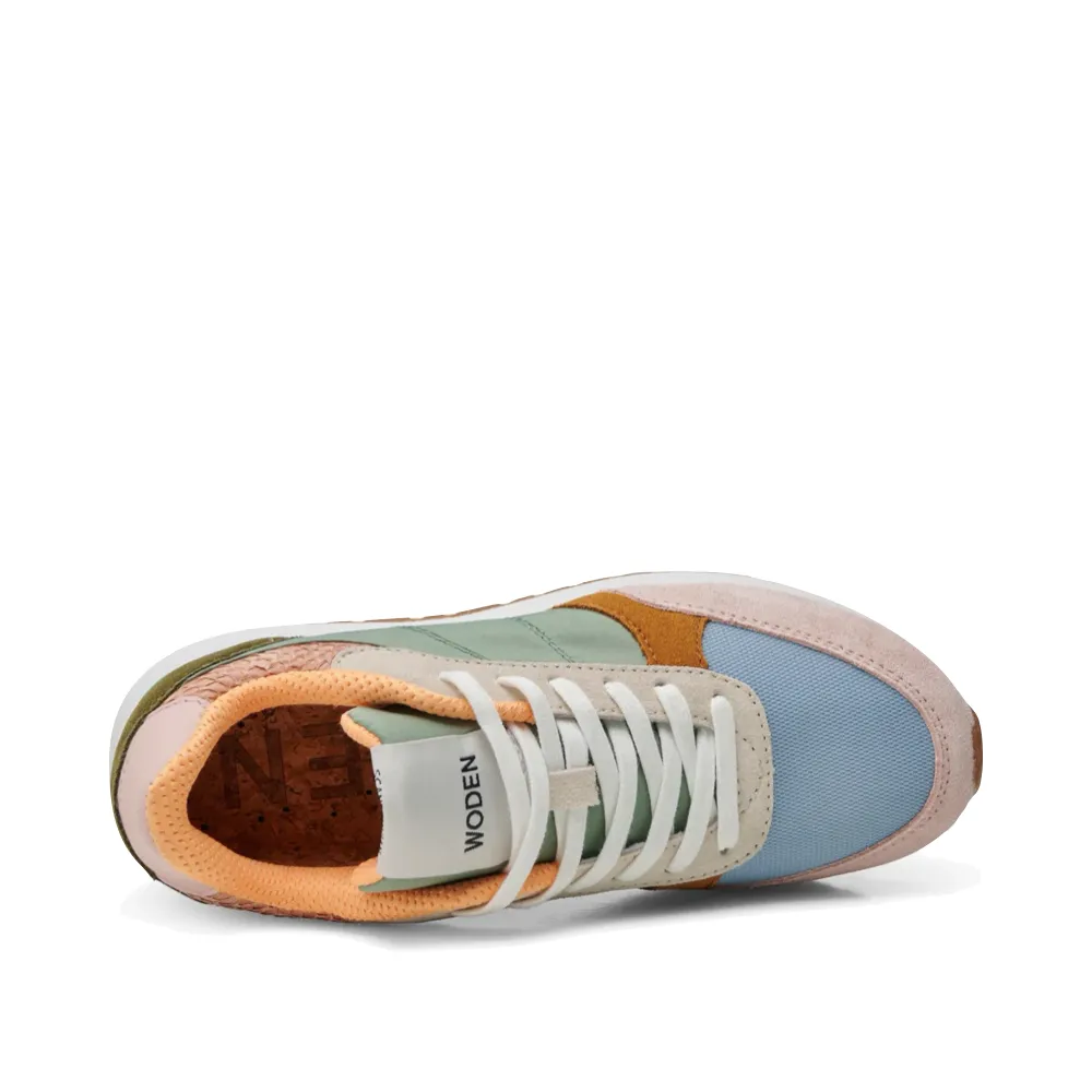 Baskets Ronja pour Femmes Woden en Algea Multi