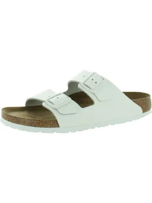 Sandales à glissière pour femmes en cuir avec semelle intérieure douce
