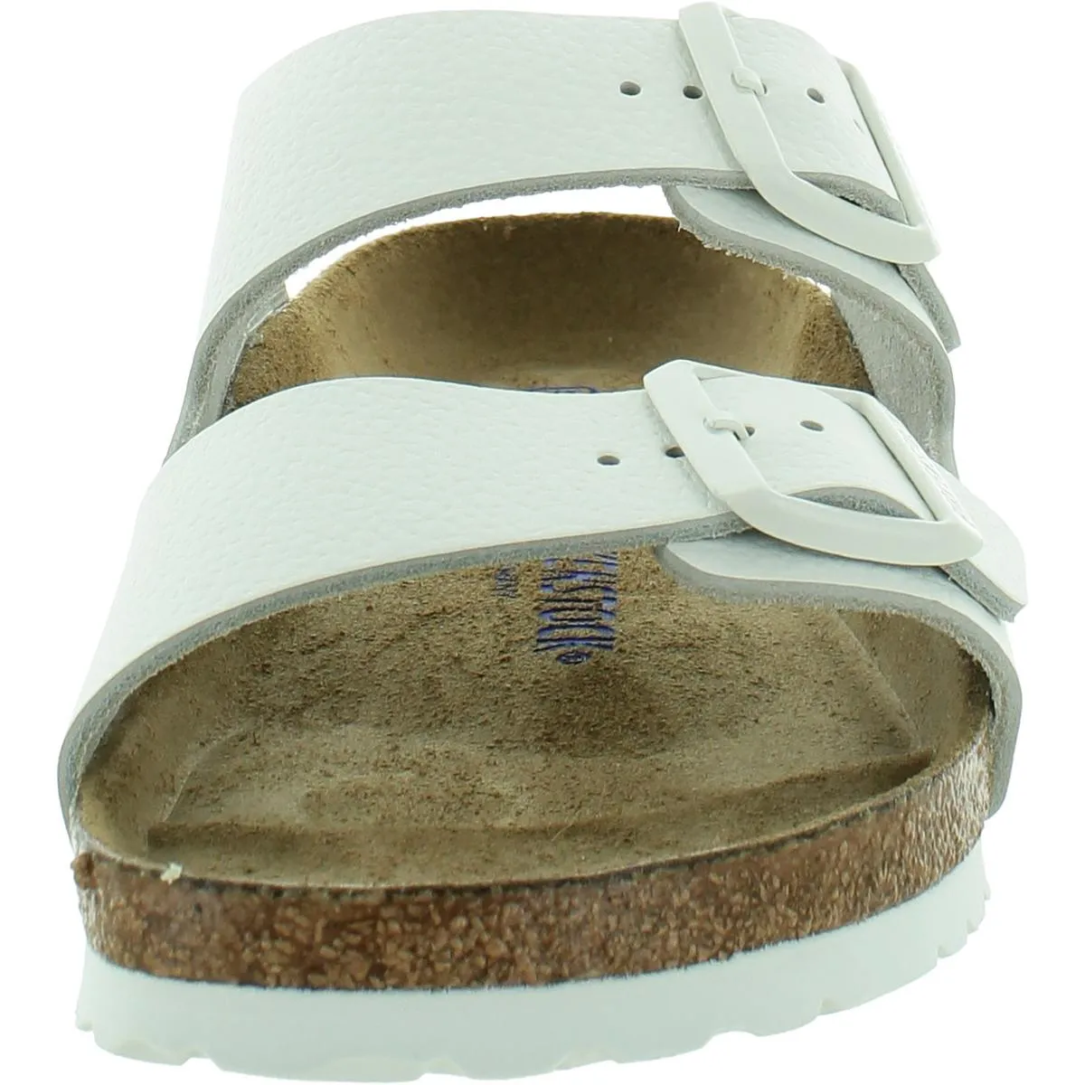 Sandales à glissière pour femmes en cuir avec semelle intérieure douce