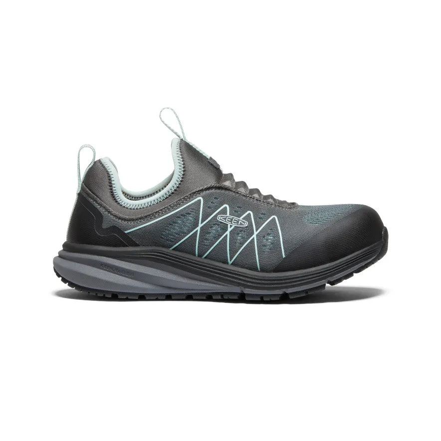 Chaussure Énergétique Vista pour Femmes (Carbon Toe) | Gris Acier/Verre Bleu